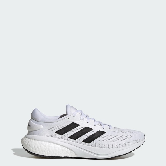 adidas Other - NEW adidas US 10 Men’s white/black stripe “supernova 2.0” sneakers - NEW